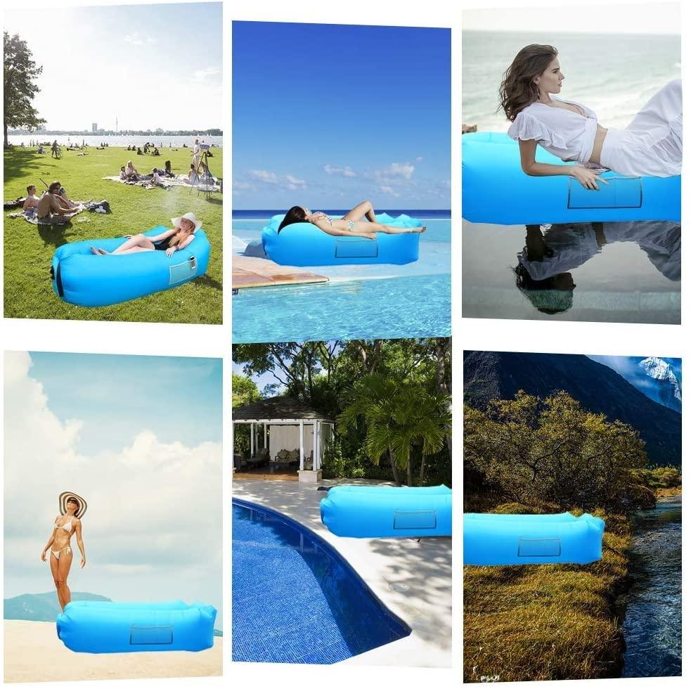 0868 Camping Inflatable Lounger Sofa DeoDap 0868 Camping Inflatable Lounger Sofa DeoDap